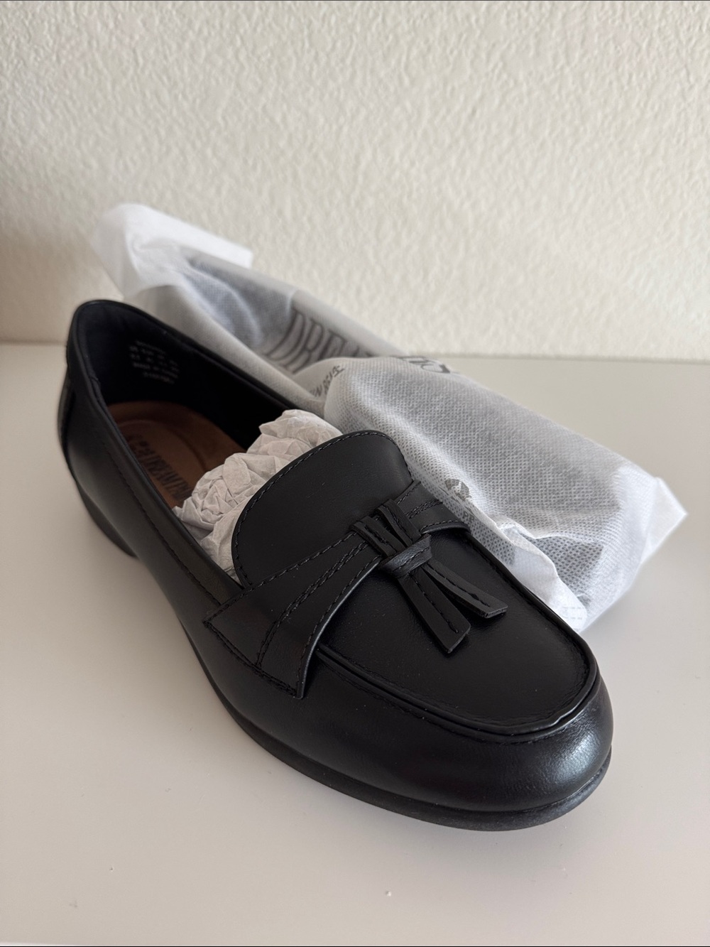 NWT Classic Black Tassel Loafers